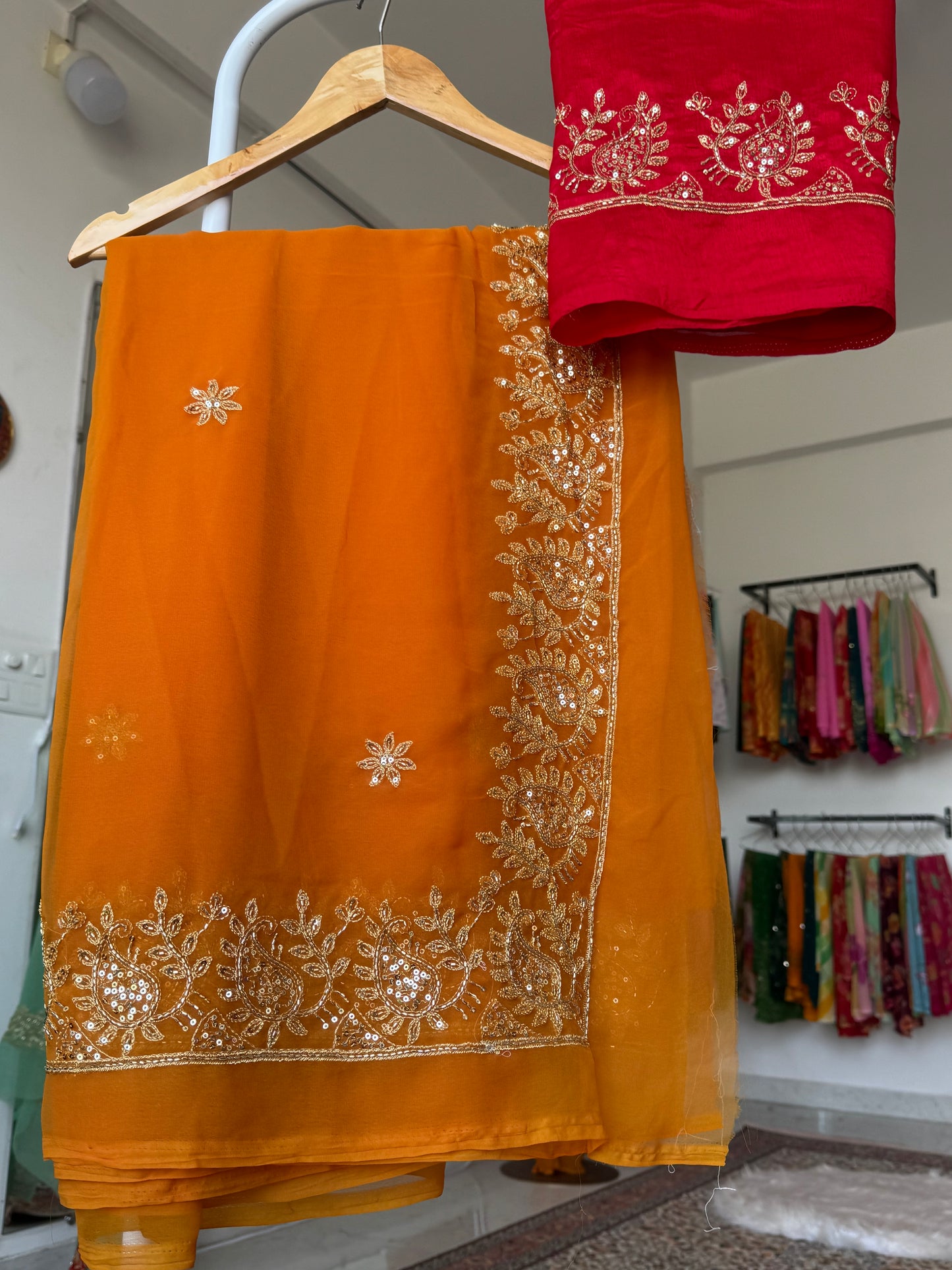 Handwork saree