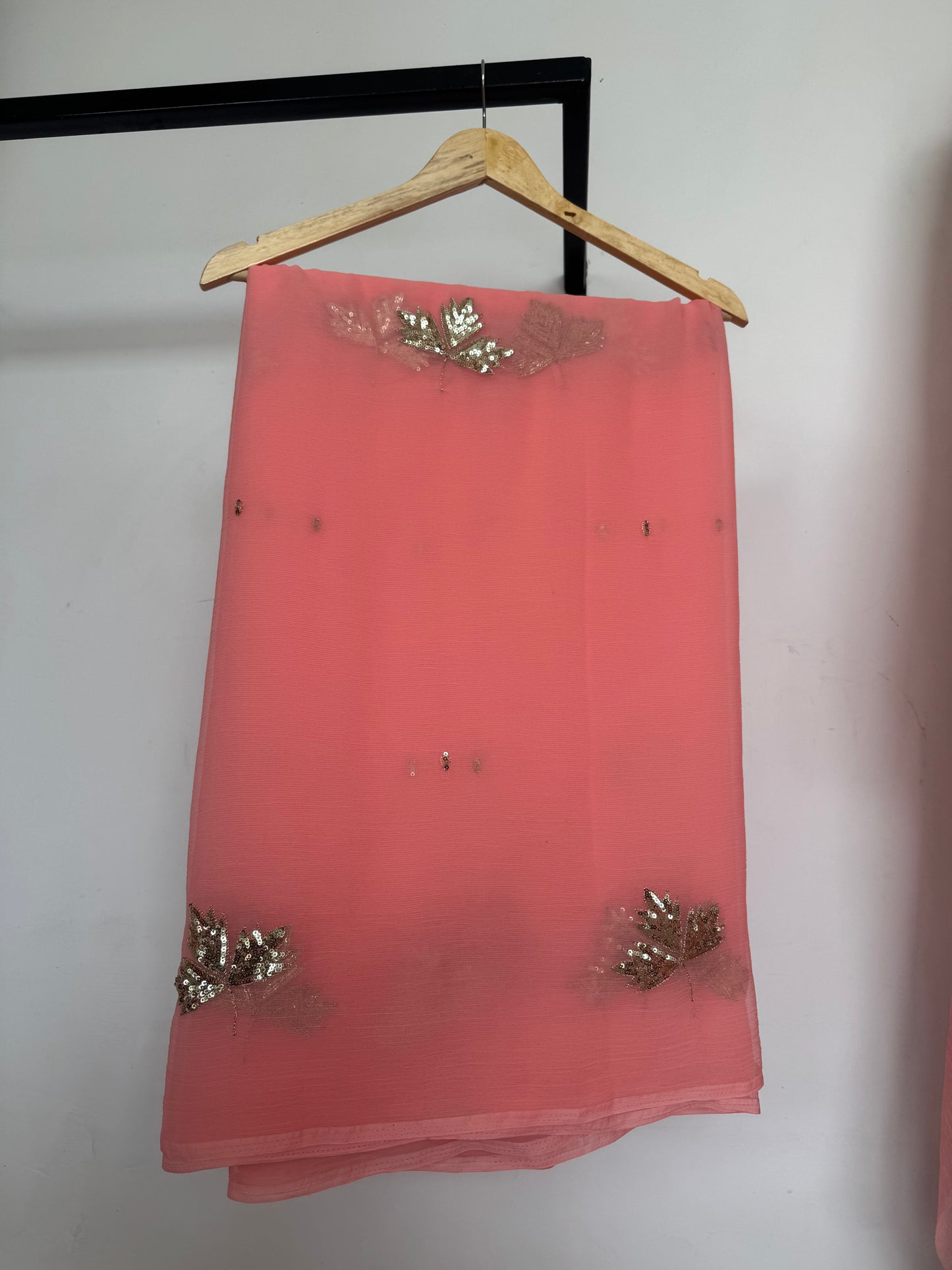 Sequins buta saree