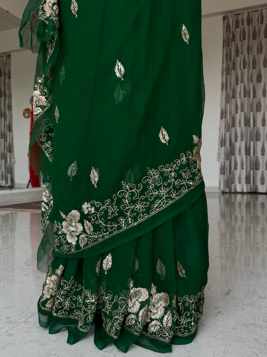 Aari sitara buti saree
