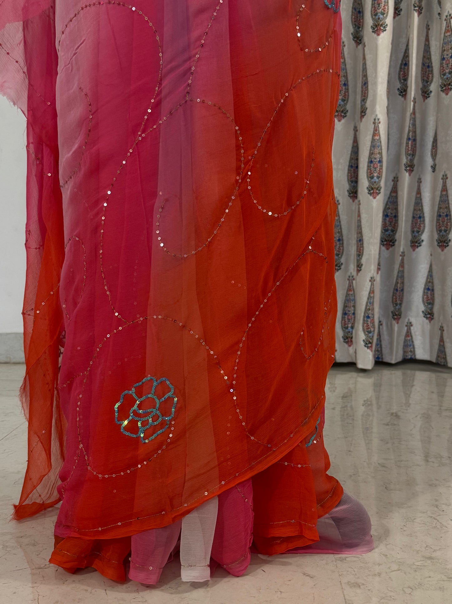 Beautiful sequins jaal