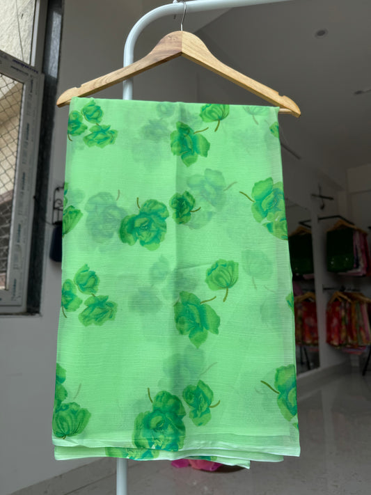 Printed saree