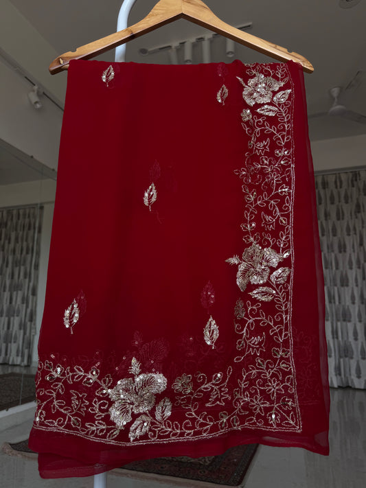 Aari sitara buti saree