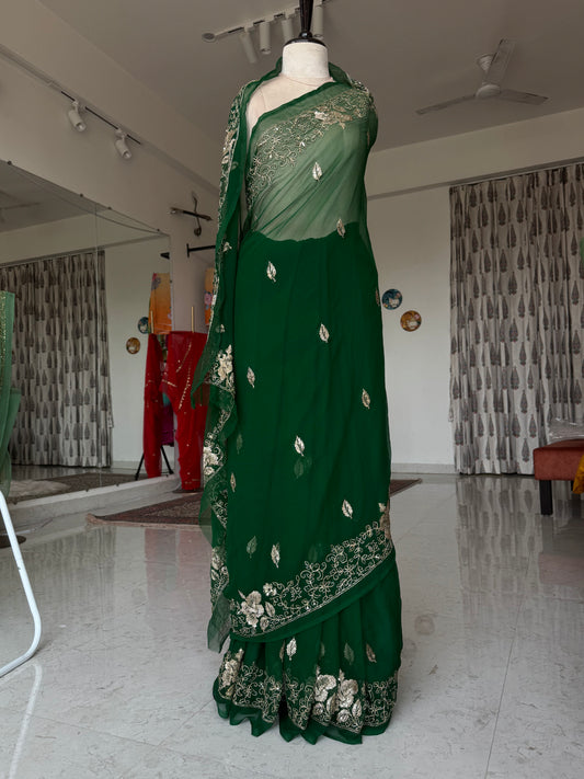 Aari sitara buti saree