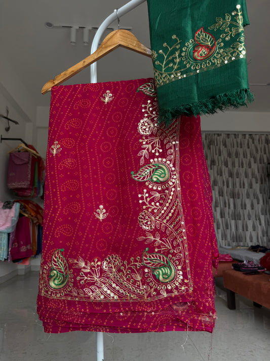 Mayur work chunri