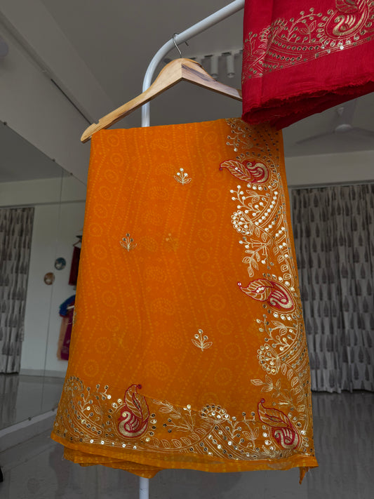 Mayur work chunri