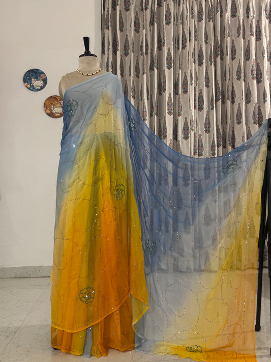 Beautiful sequins jaal