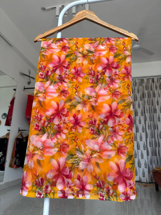 Printed saree