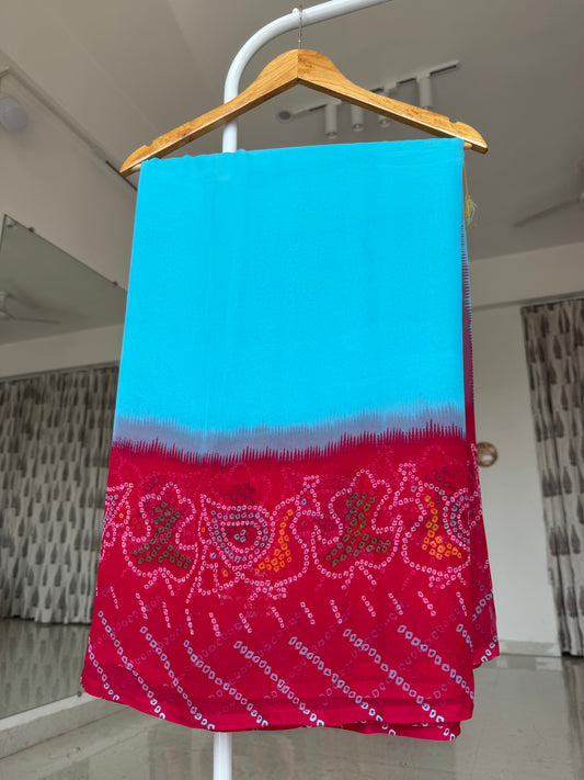 Bandhani saree