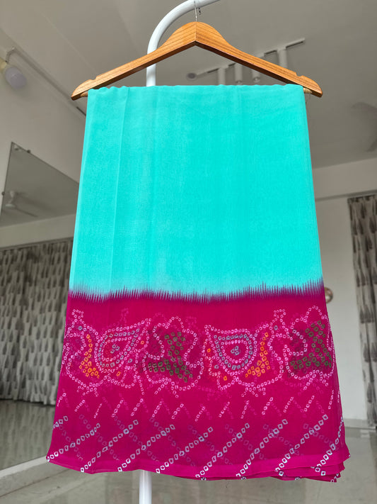 Bandhani saree