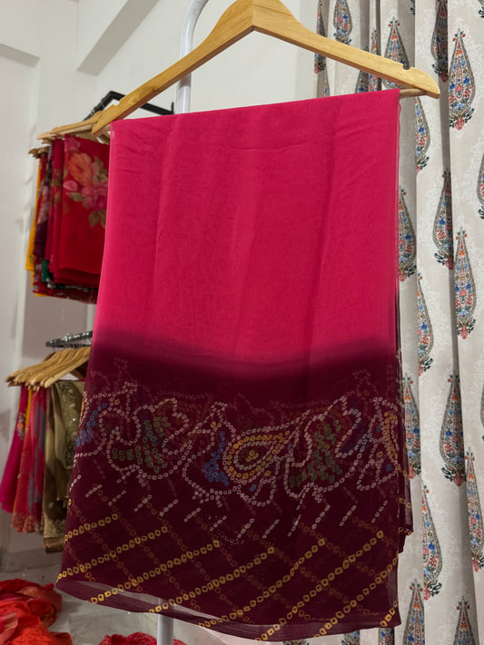 Bandhani saree