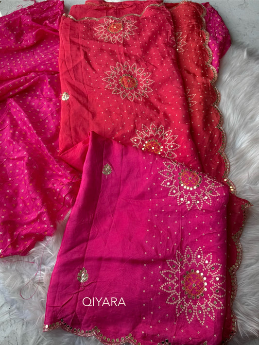 Pure munga silk saree
