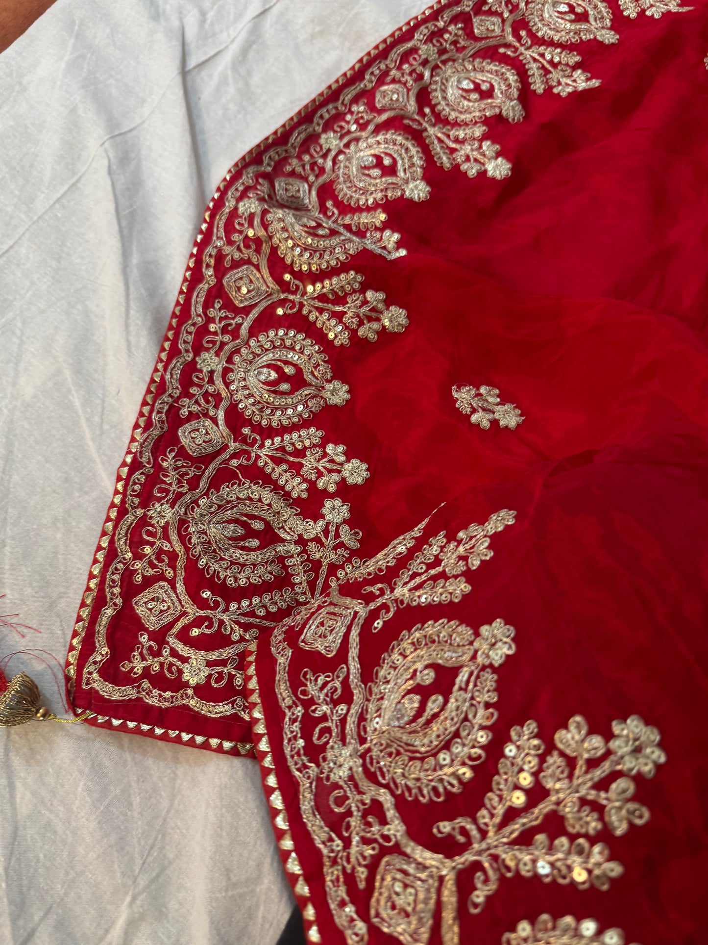 Pita work saree
