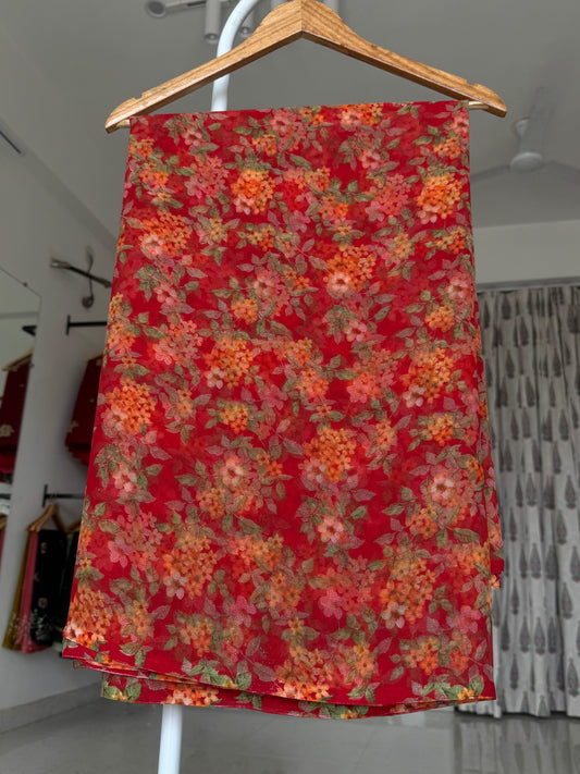 Printed saree