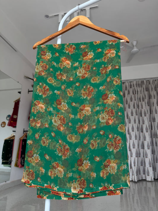 Printed saree
