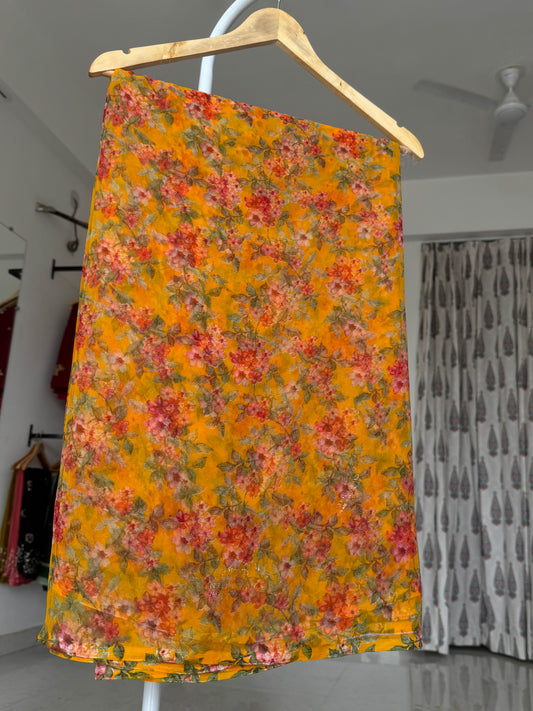 Printed saree
