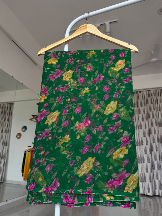 Printed saree
