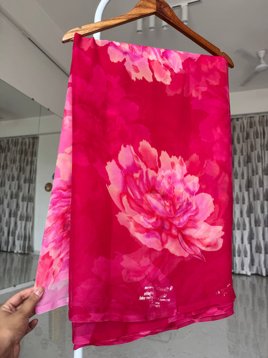 Printed saree
