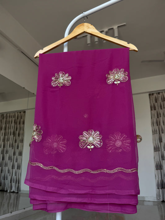 Aari sitara buta saree