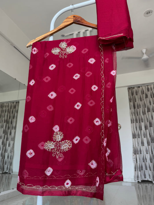 Kardana handwork saree