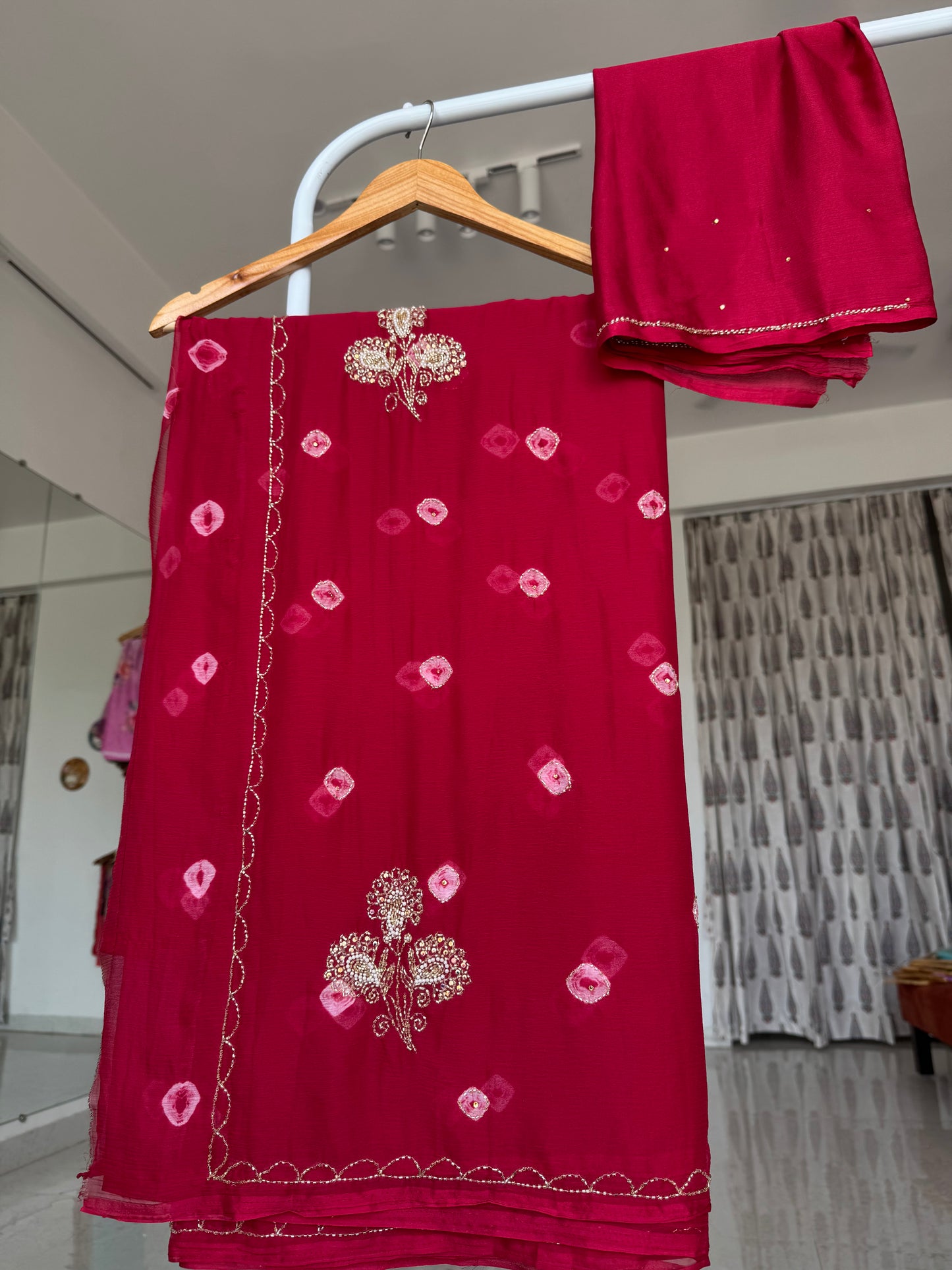 Kardana handwork saree