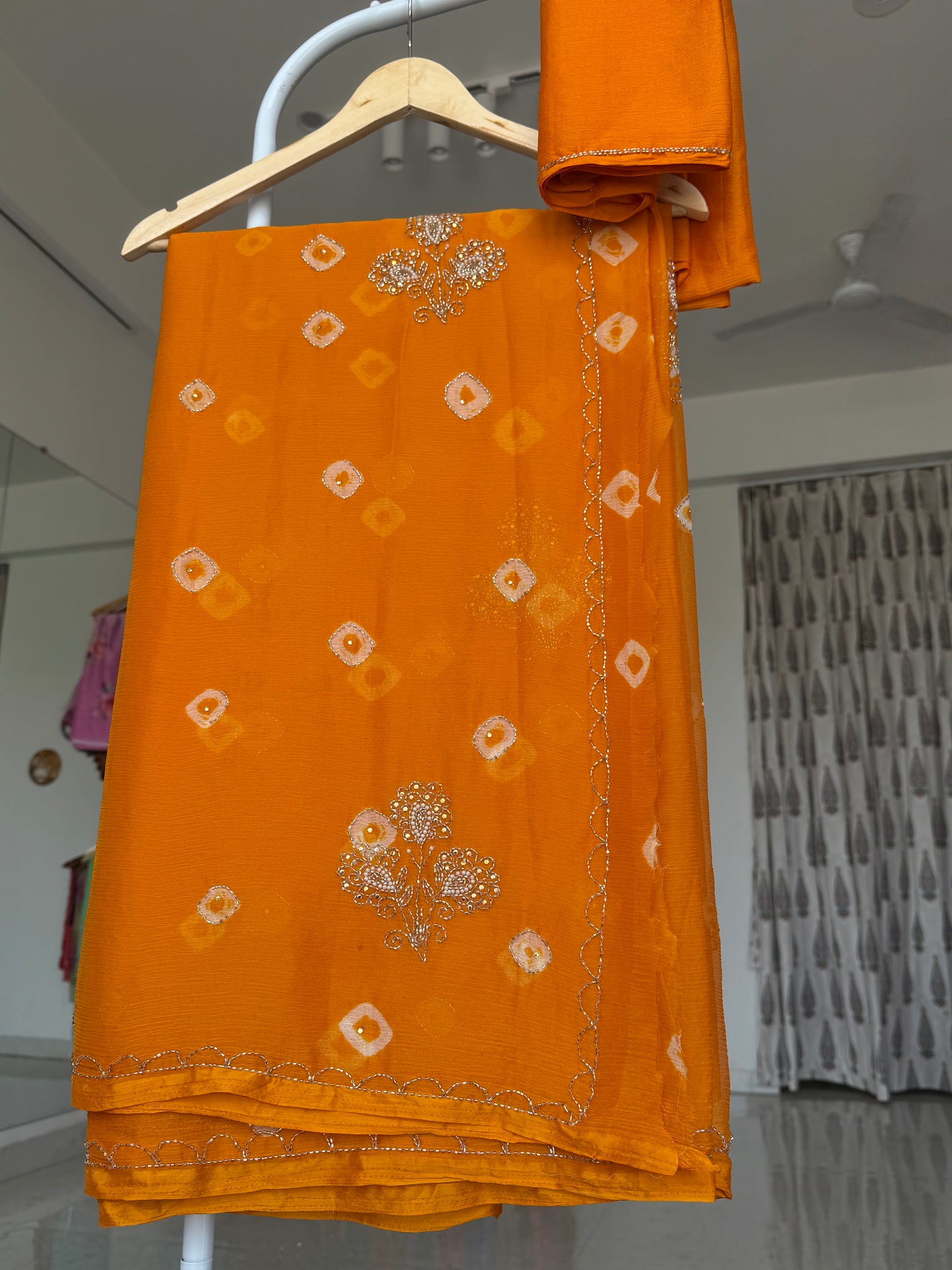 Kardana handwork saree