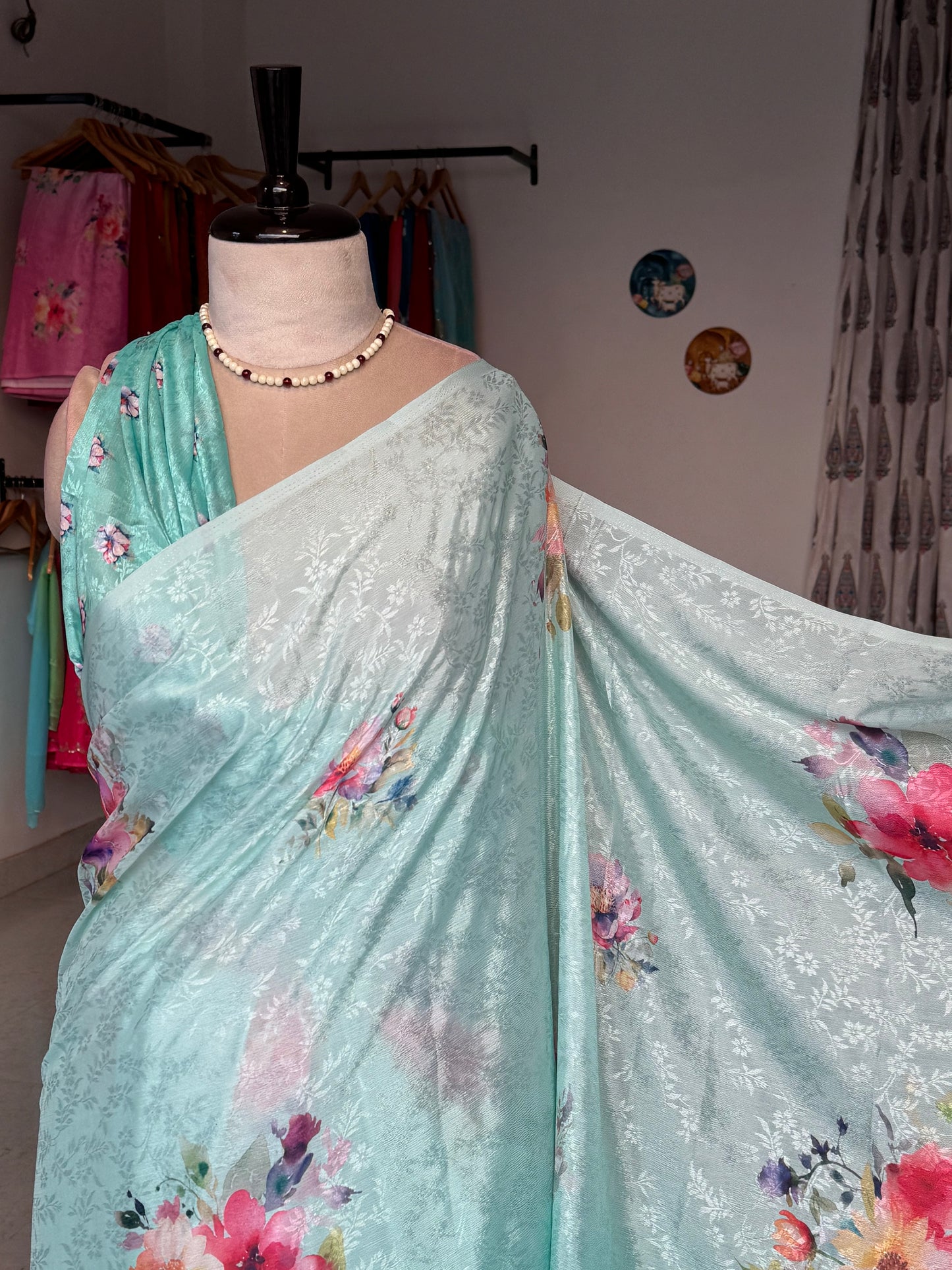 Digital print saree