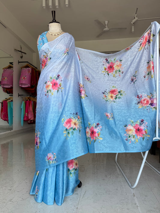 Digital print saree