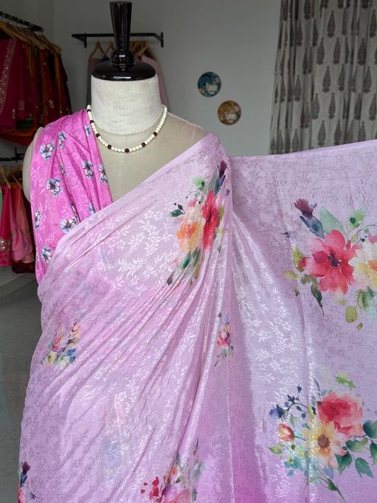 Digital print saree
