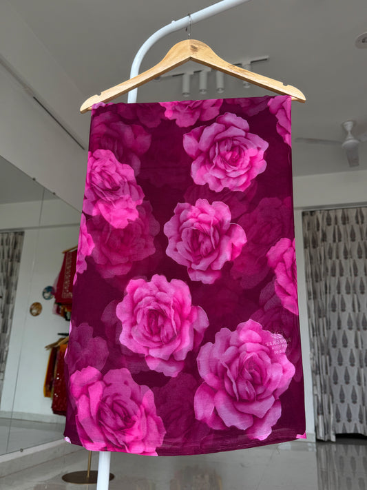 Printed saree