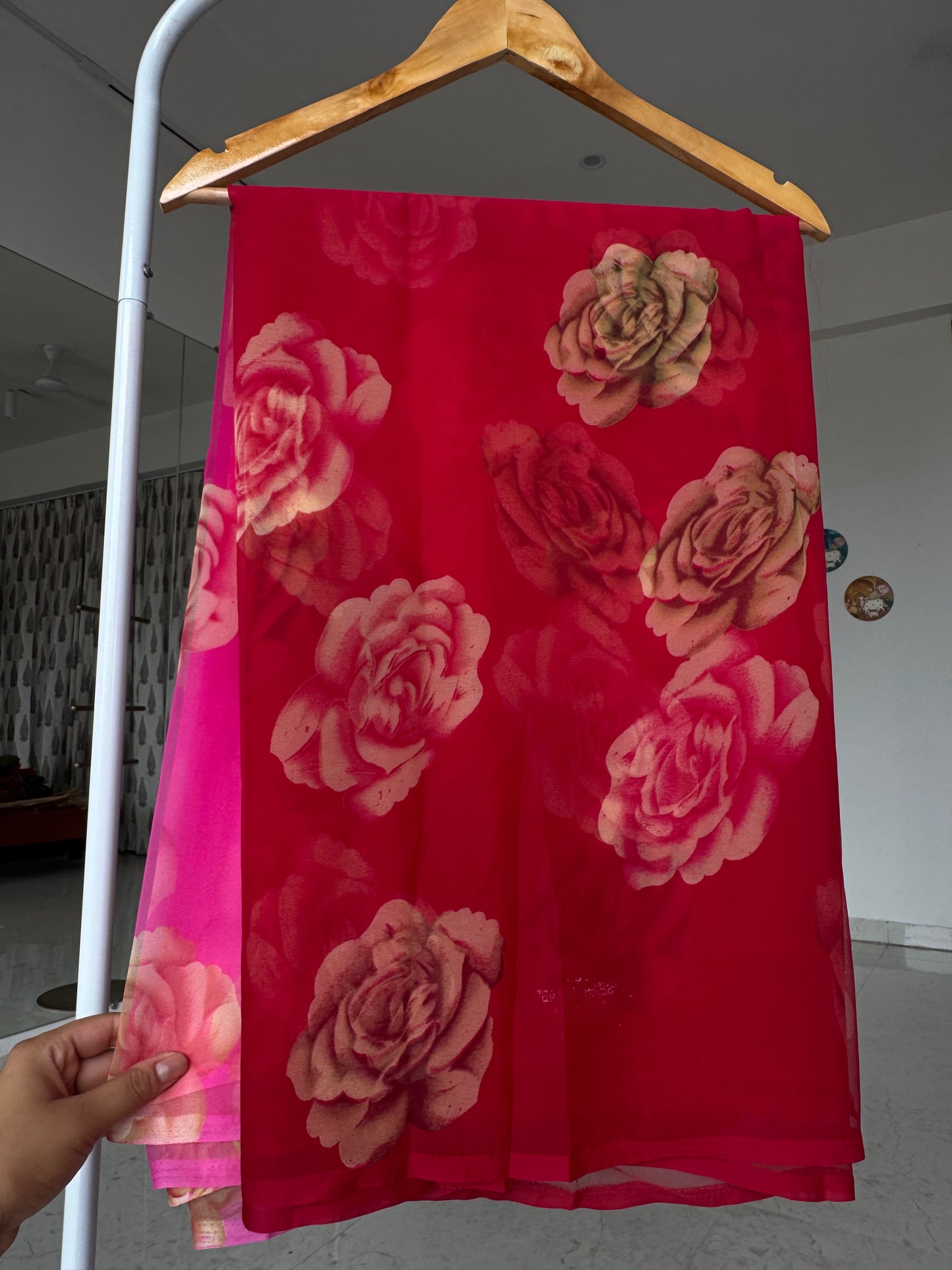 Printed saree