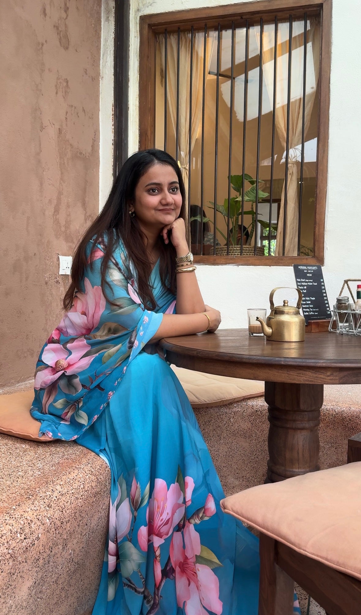 Digital print saree
