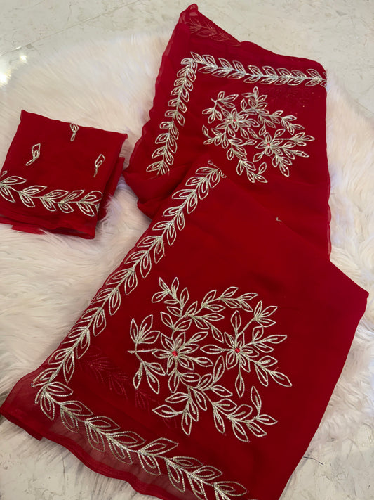 Handwork saree