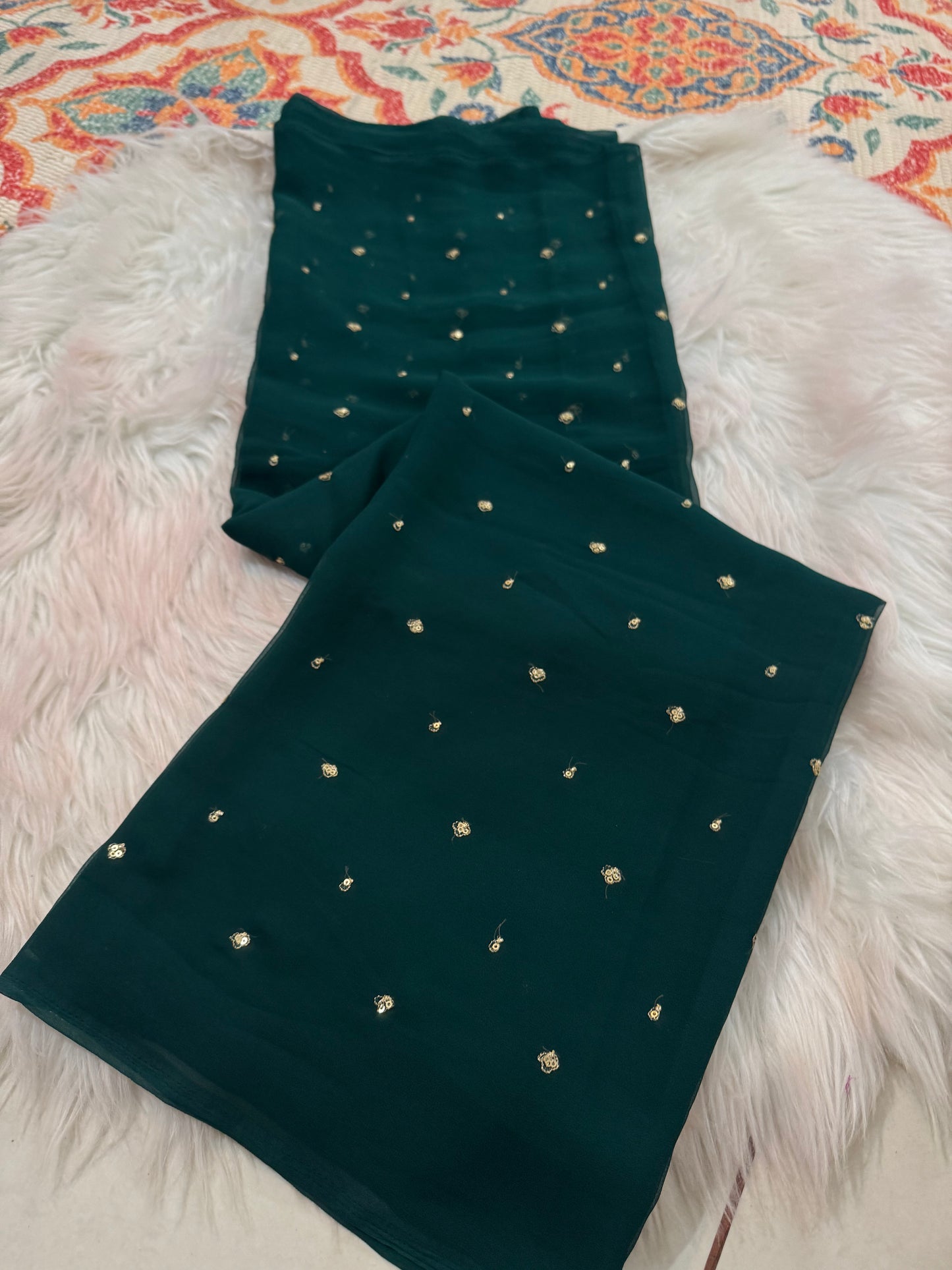 Golden sitara saree