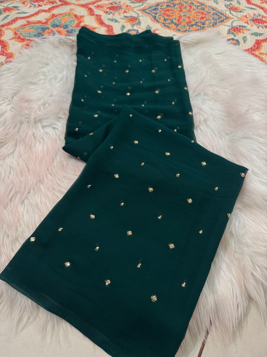 Golden sitara saree