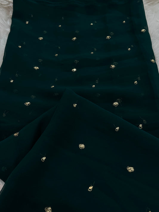 Golden sitara saree