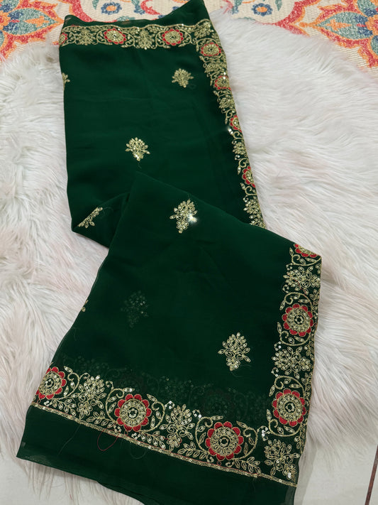 Aari sitara saree