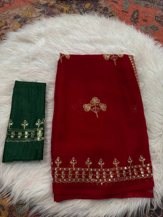 Aari sitara saree