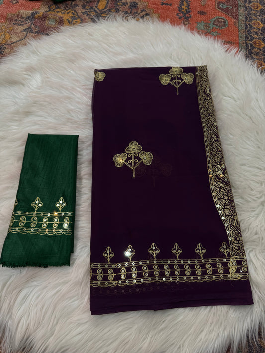 Aari sitara saree