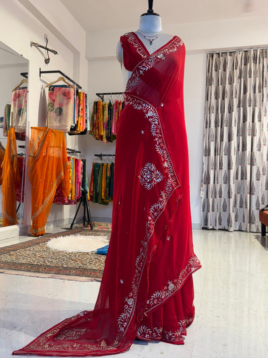 Handwork saree