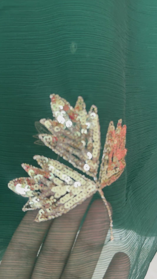 Sequins buta saree
