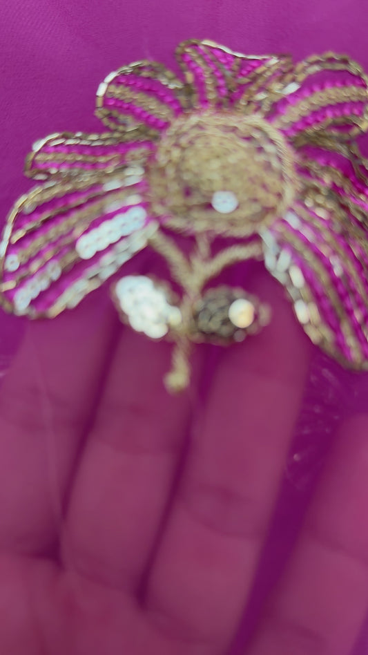 Aari sitara buta saree