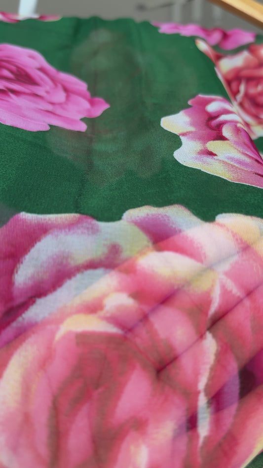 Printed saree