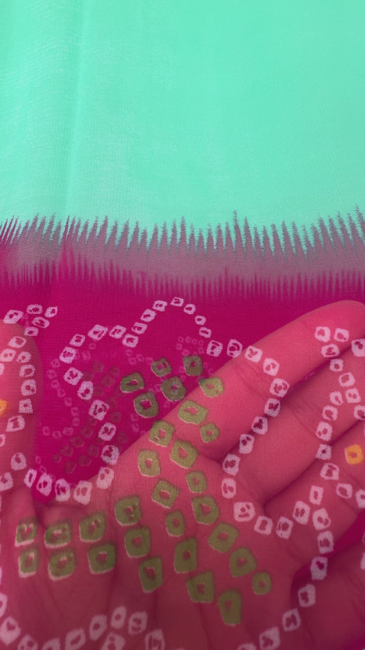 Bandhani saree