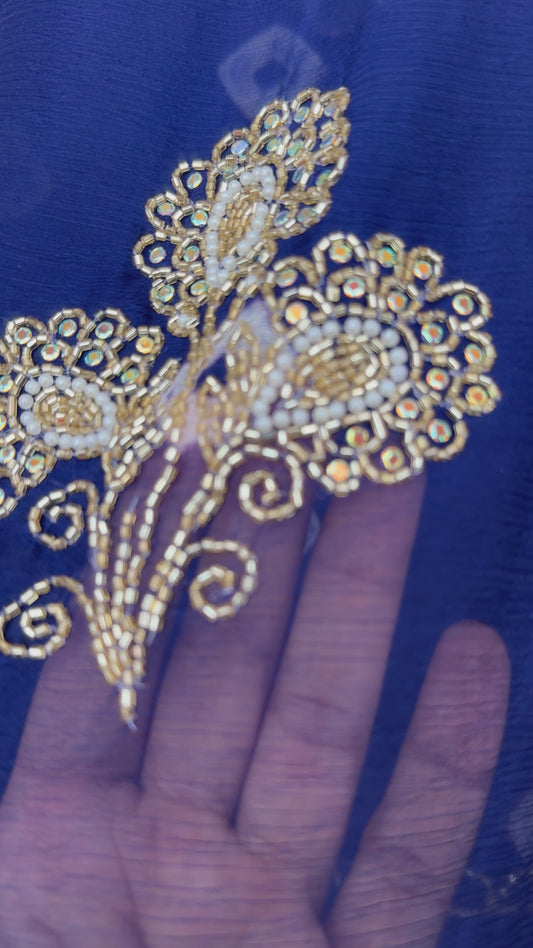 Kardana handwork saree