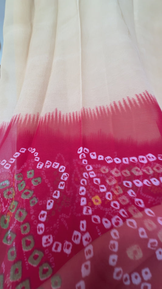 Bandhani saree