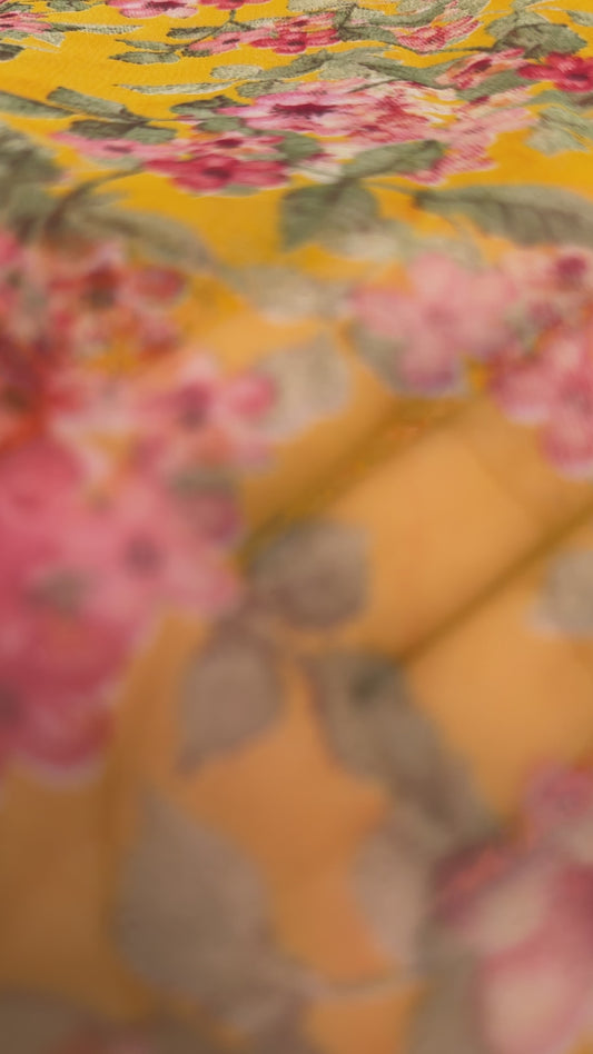 Printed saree