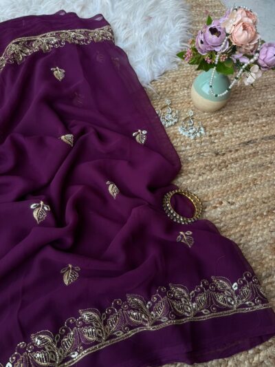 Partywear saree