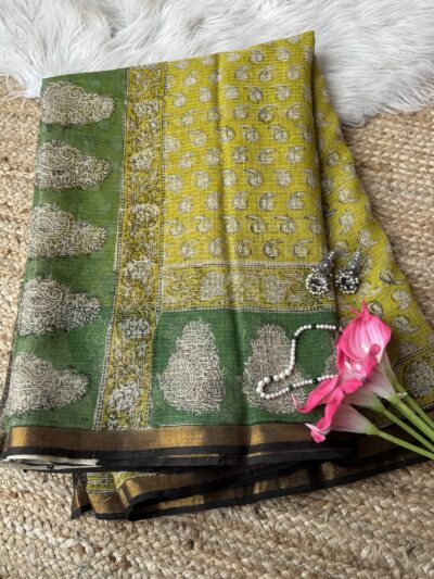 Pure hand died and hand block