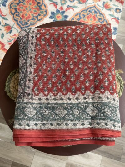 Pure hand dyed and hand block