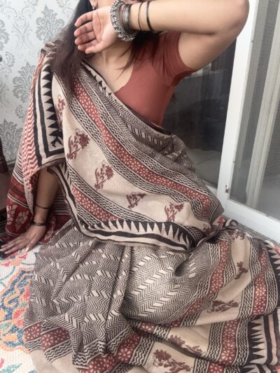 Pure hand dyed and hand block